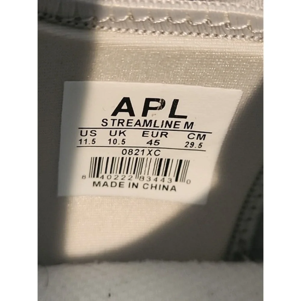 APL Mens 11.5 Streamline Running Shoes Plaster Gray Speckle Athletic Sneaker NWT